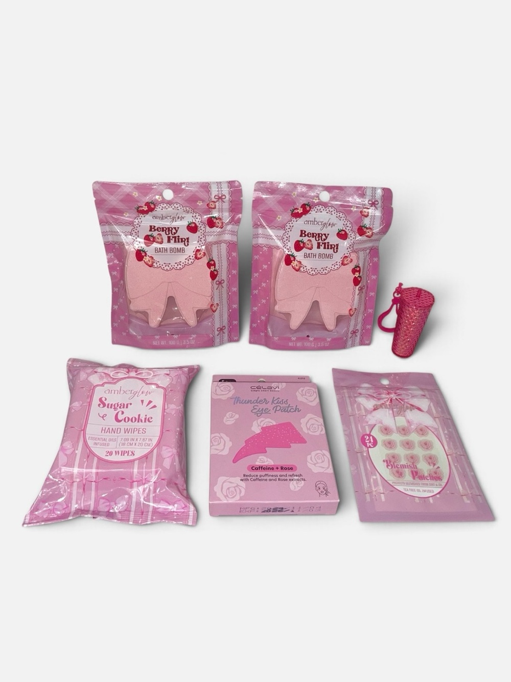 Pink Bath & Body Gift Set – Berry & Sugar Collection